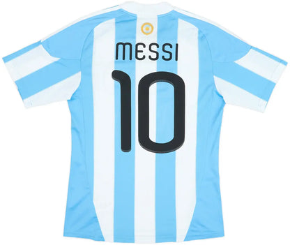 2010-11 Argentina Home Shirt #10