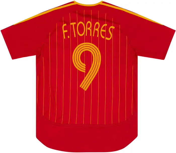 2006-08 Spain Home Shirt Torres #9