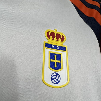 Jersey Real Oviedo White Away Away 24/25 Men's