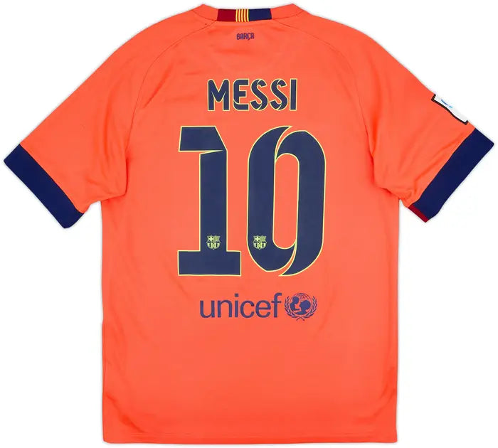 2014-15 Barcelona Away Shirt #10