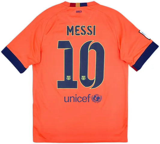 2014-15 Barcelona Away Shirt #10