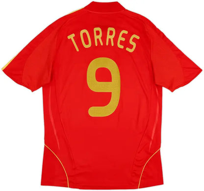 2007-09 Spain Home Shirt Torres #9