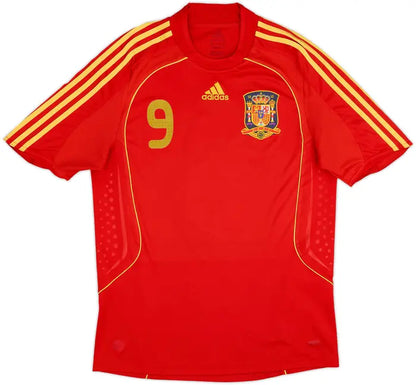 2007-09 Spain Home Shirt Torres #9