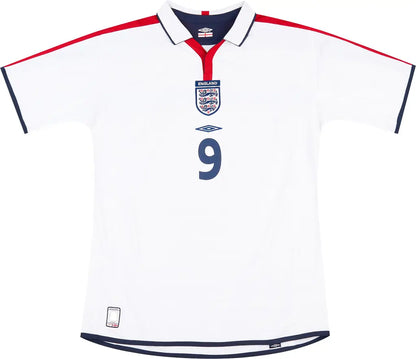 2003-05 England Home Shirt Rooney #9