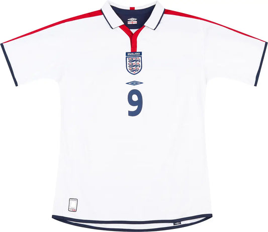 2003-05 England Home Shirt Rooney #9