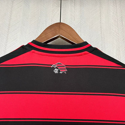Jersey Flamengo Home 2025 s/n° Fan Version Adidas Men's - Red+Black