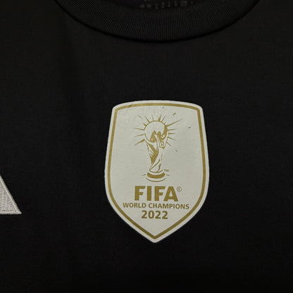 Argentina 2026 Black Goalkeeper Jersey | Golden Champions Badge & Three-Star Edition
