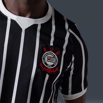 Corinthians II 2026/27 Without Number Player Version Nike Men's - White+Black Jersey
