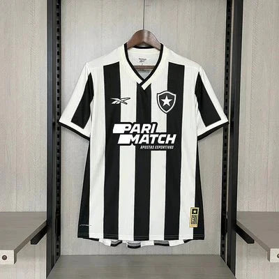 Jersey Botafogo 24/25 Home - Black and White (Sponsors)