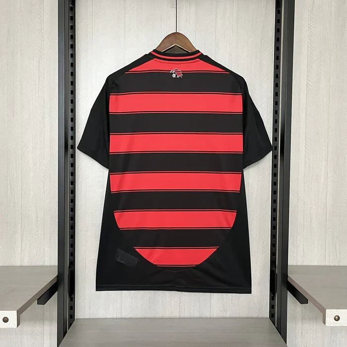Jersey Flamengo Home 2025 s/n° Fan Version Adidas Men's - Red+Black