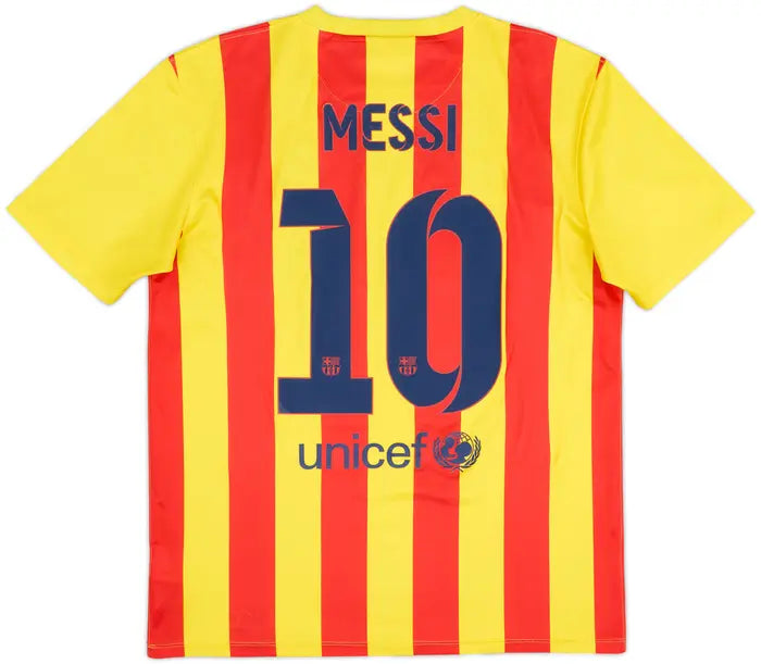 2013-15 Barcelona Basic Away Shirt #10