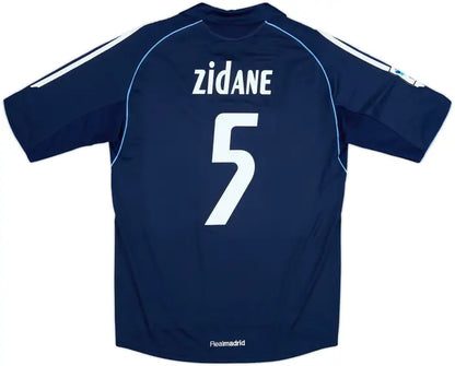 2005-06 Real Madrid Away Shirt Zidane #5