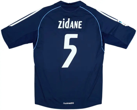 2005-06 Real Madrid Away Shirt Zidane #5