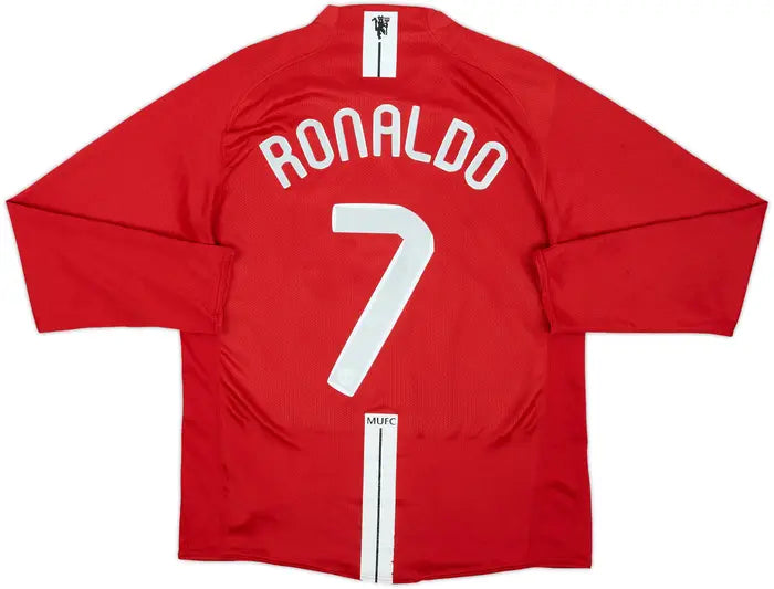 2007-09 Manchester United Home Shirt #7