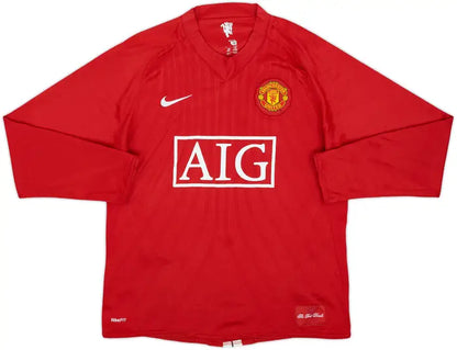 2007-09 Manchester United Home Shirt #7