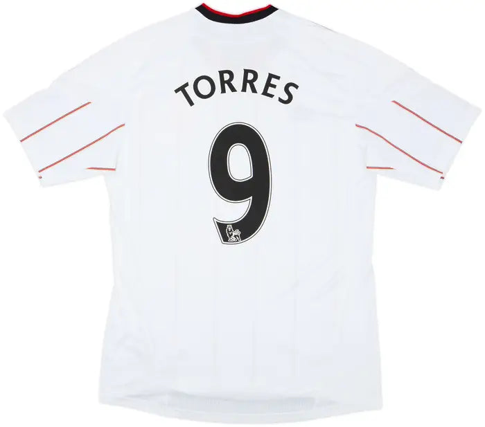 2010-11 Liverpool Away Shirt Torres #9