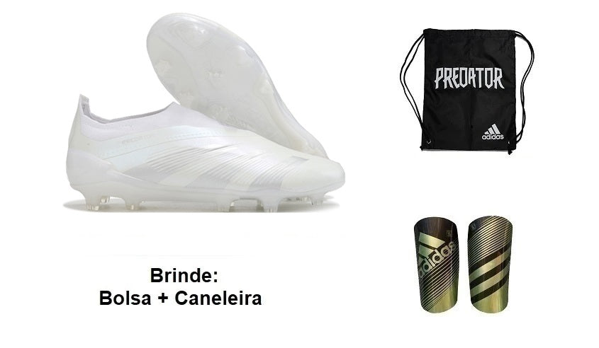Firm Ground Soccer Cleats Adidas Predator Laceless Tongue FG