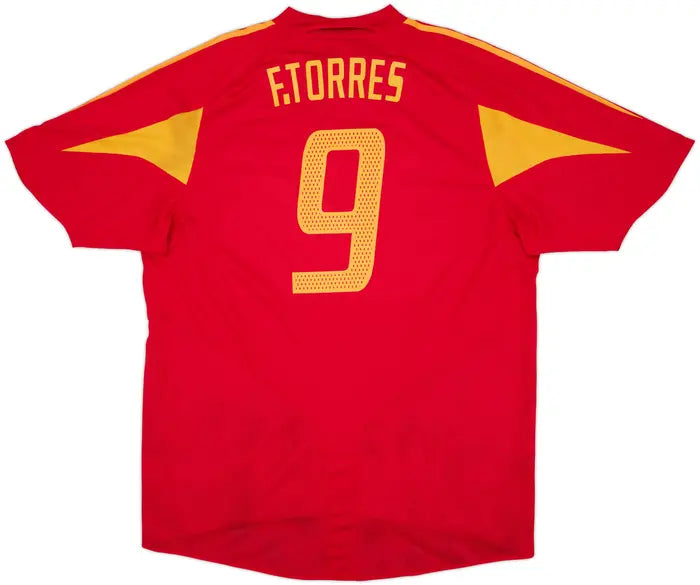 2004-06 Spain Home Shirt F.Torres #9