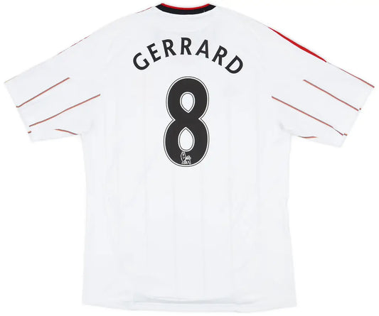 2010-11 Liverpool Away Shirt Gerrard #8