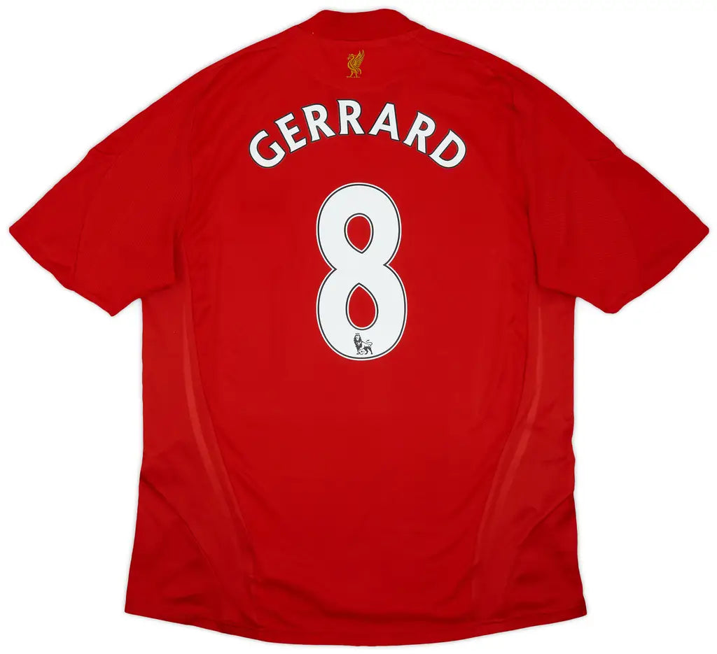 2008-10 Liverpool Home Shirt Gerrard #8