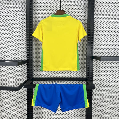 Brazil 2025/26 Home Kids Kit Brazil