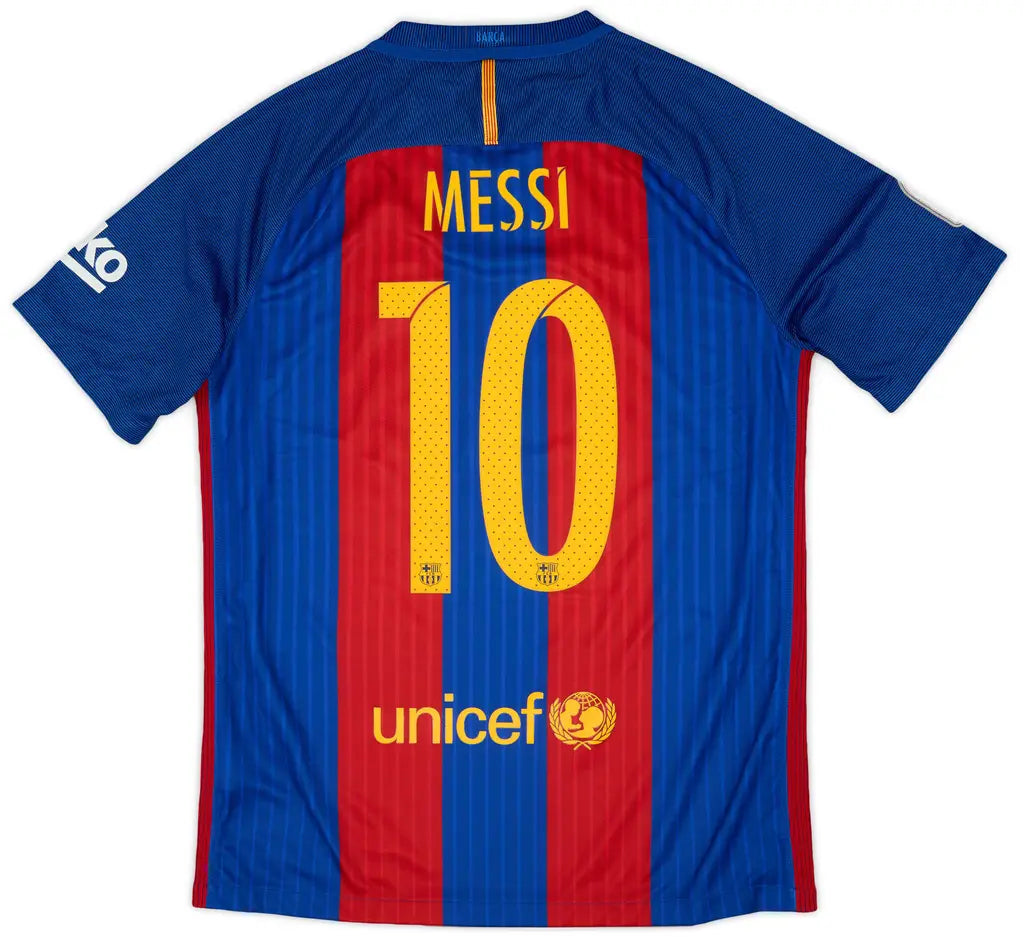 2016-17 Barcelona Home Shirt #10