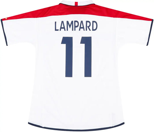 2003-05 England Home Shirt Lampard #11
