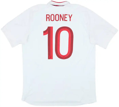 2012-13 England Home Shirt Rooney #10