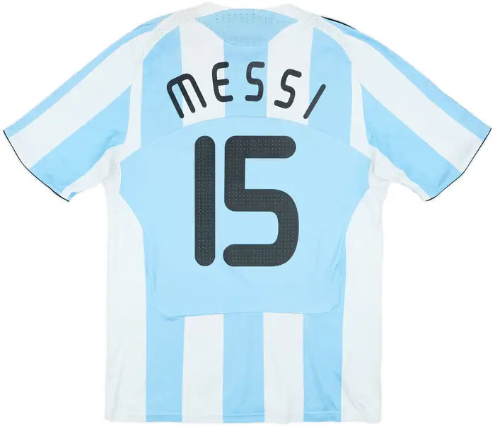 2007-09 Argentina Home Shirt #15