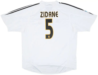 2004-05 Real Madrid Home Shirt Zidane #5