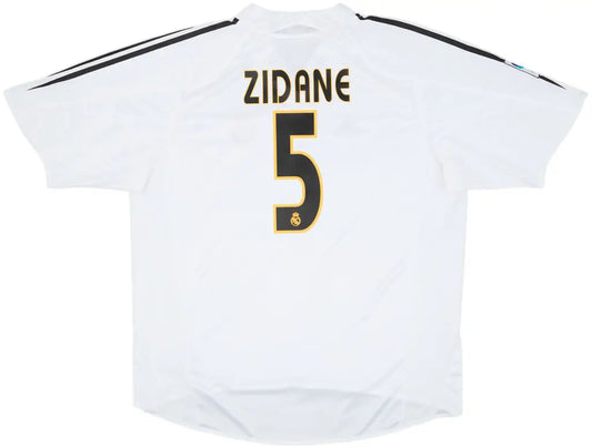 2004-05 Real Madrid Home Shirt Zidane #5