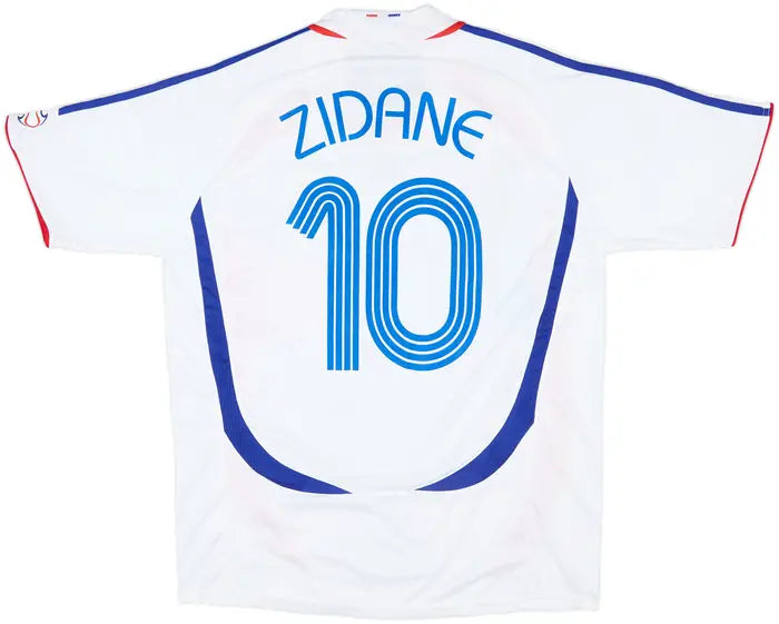 2006 France Away Shirt Zidane #10