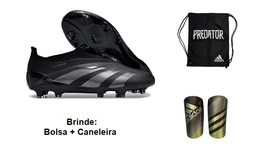 Firm Ground Soccer Cleats Adidas Predator Laceless Tongue FG