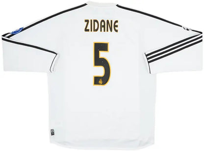 2003-04 Real Madrid Home Shirt Zidane #5