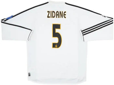 2003-04 Real Madrid Home Shirt Zidane #5