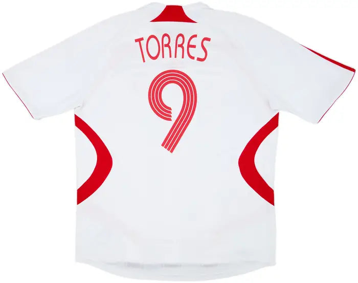 2007-08 Liverpool Away Shirt Torres #9