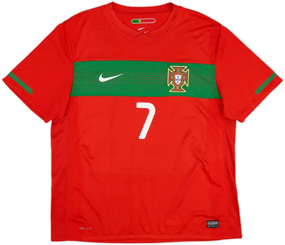 2010-11 Portugal Home Shirt #7