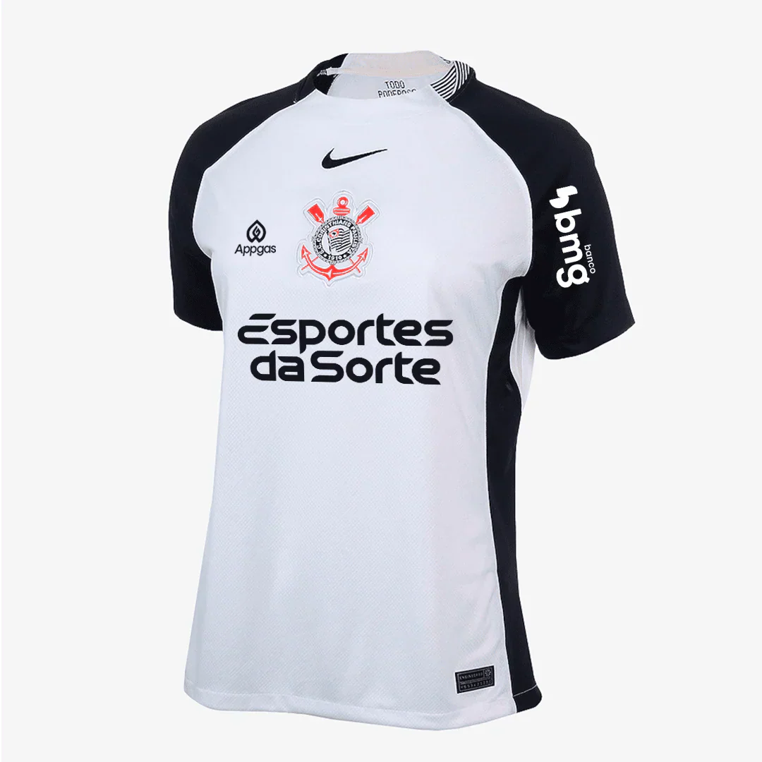 Women's Jersey Corinthians 2025/26 I Fan Version with Sponsors