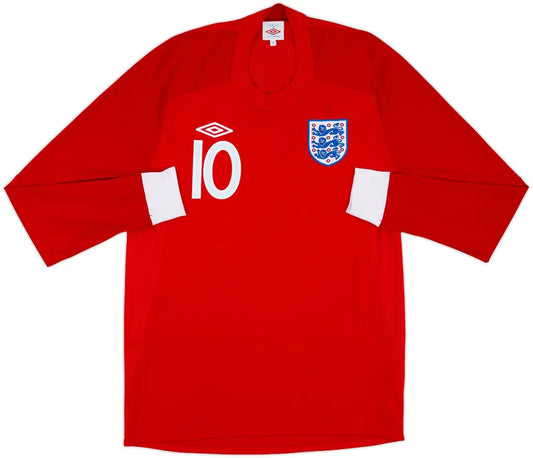 2010-11 England Away Shirt Rooney #10