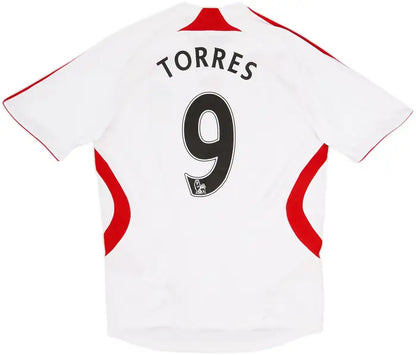 2007-08 Liverpool Away Shirt Torres #9