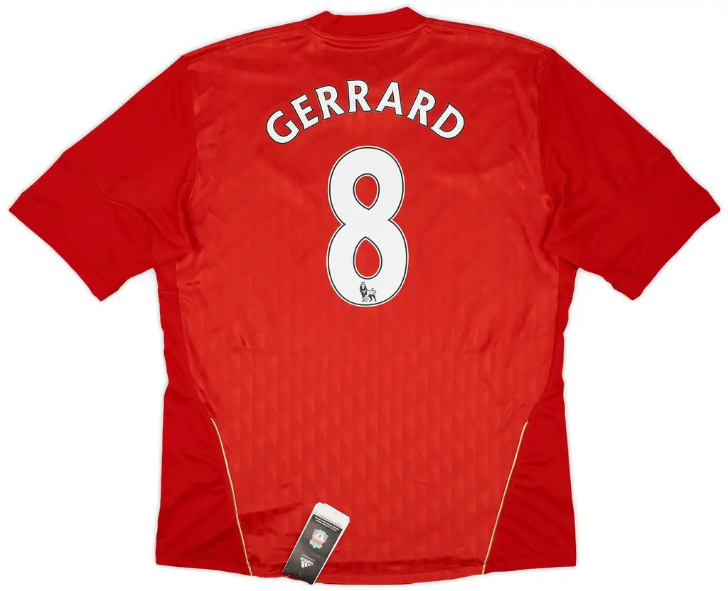 2010-12 Liverpool Home Shirt Gerrard #8