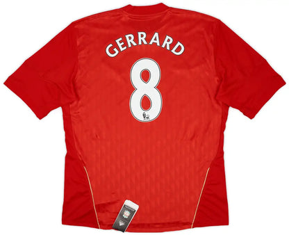 2010-12 Liverpool Home Shirt Gerrard #8