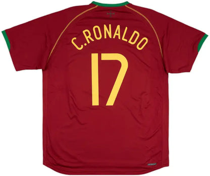 2006-08 Portugal Home Shirt C. #17