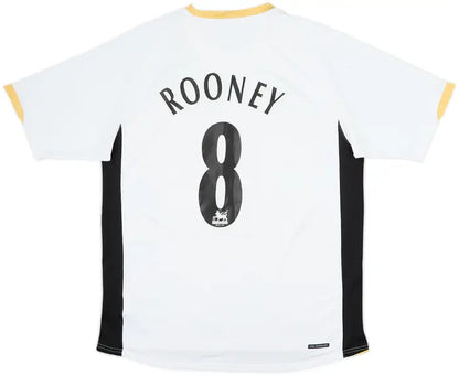2006-08 Manchester United Away Shirt Rooney #8