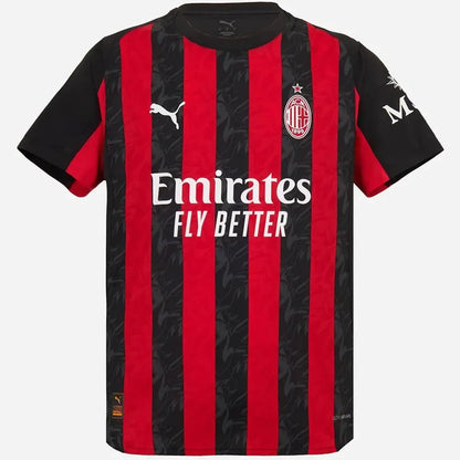 Milan Home Jersey 2025 Red+Black