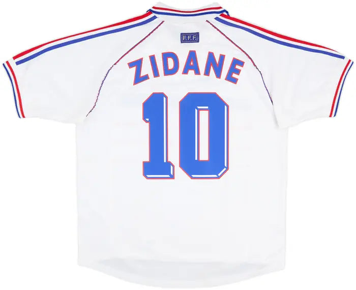 1998 France Away Shirt Zidane #10