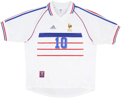 1998 France Away Shirt Zidane #10