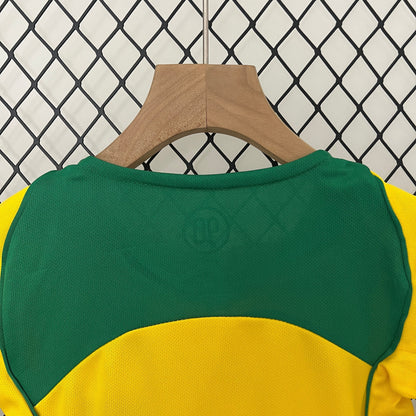 Brazil Away Retro Kids Kit 2004