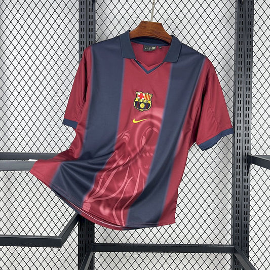 CJ x x Barcelona Retro 2000/01 Home Skeleton jersey