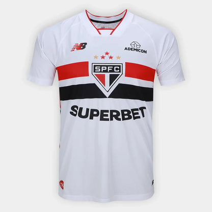 São Paulo I 2026/27 Fan Version New Balance Men's - White+Red Jersey